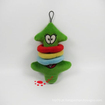 Brinquedo de decoração de árvore de Natal de pelúcia